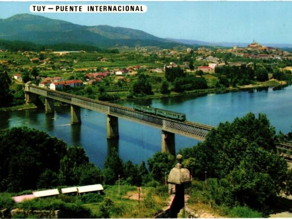 TUY (PONTEVEDRA) 3034, PUENTE INTERNACIONAL, DESDE PORTUGAL