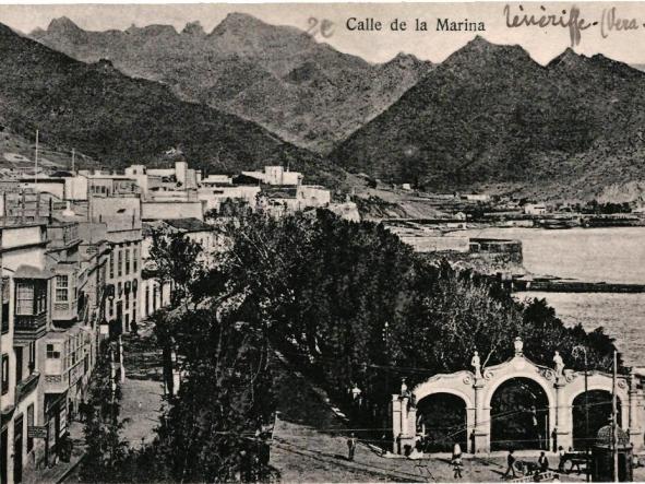 TENERIFE - CALLE DE LA MARINA - CIRCULADA - BAZAR FRANCES