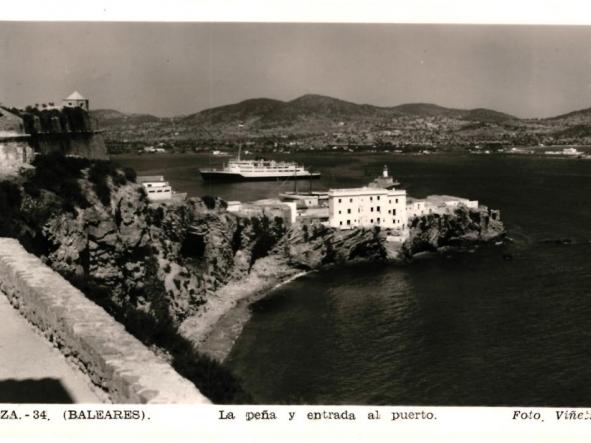 Postal IBIZA (Baleares) La Peña y entrada al puerto Fot. Viñets