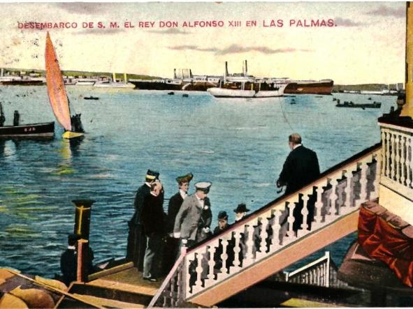 LAS PALMAS-DESEMBARCO REY ALFONSO XIII