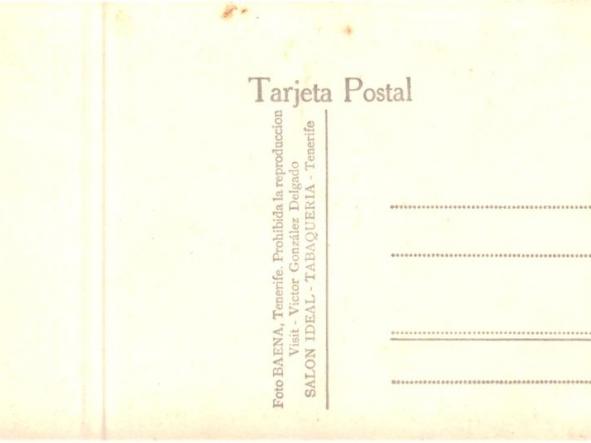 TENERIFE. PLAZA DE LA REPÚBLICA. TIENDA VENTA DE POSTALES VÍCTOR GONZÁLEZ. MUY RARA. HACIA 1932 FOTO BAENA [1]