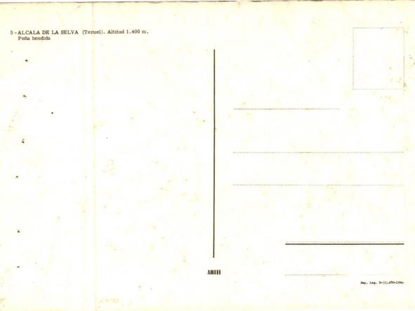 ALCALA DE LA SELVA (TERUEL). ALTITUD 1.400M PEÑA HENDIDA [1]