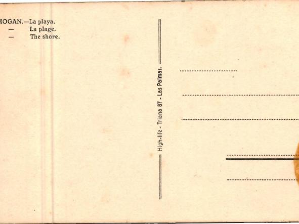 TARJETA POSTAL MOGAN - LA PLAYA  - HIGH LIFE - TRIANA 87 - LAS PALMAS  [1]