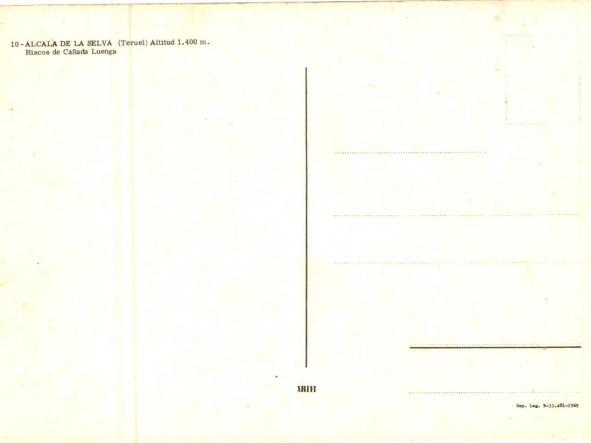 ALCALA DE LA SELVA (TERUEL). ALTITUD 1.400M RISCO DE CAÑADA LUENGA [1]