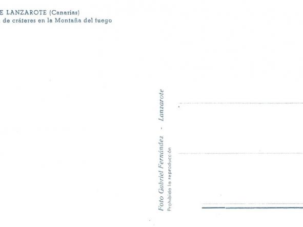ISLA DE LANZAROTE - CADENA DE CARACTERES EN LA MONTALA DEL FUEGO  [1]