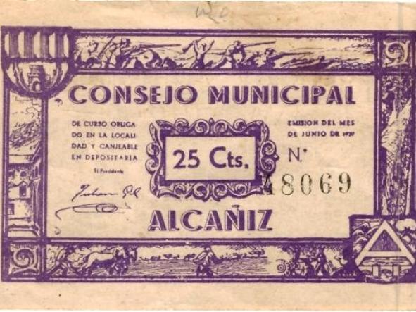 CONSEJO MUNICIPAL ALCAÑIZ - 25 CTS - Nº 8069 -  [0]