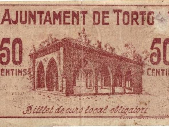 AJUNTAMENT DE TORTOSA - 50 CTS - Nº 025527 - 1937 -  [1]