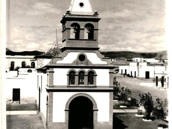 TARJETA POSTAL PUERTO DEL ROSARIO IGLESIA PARROQUIAL - FUERTEVENTURA - 