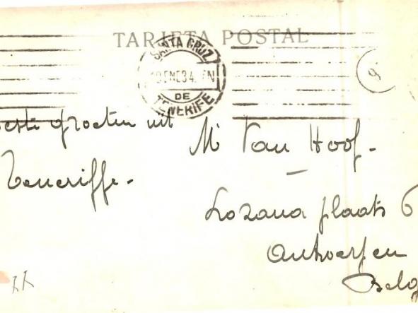 TARJETA POSTAL PUERTO - SANTA CRUZ DE TENERIFE - P.EXPRES - Nº 111  [1]