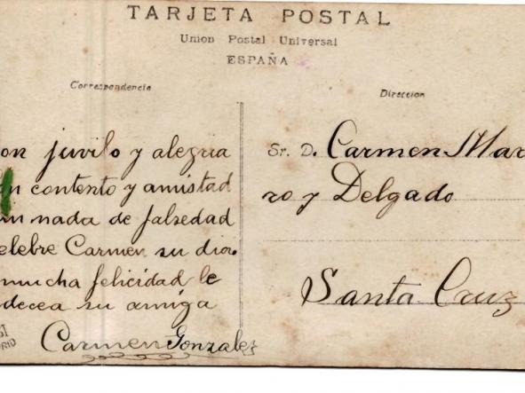 TARJETA POSTAL HERMINIA LA NEGRITA - MP MADRID - 155/2468 - [1]