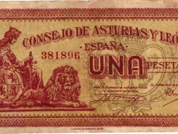 CONSEJO DE ASTURIAS Y LEON - ESPAÑA - Nº 381896 - 1 PESETA - 