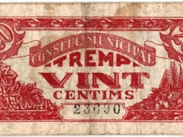 CONSELL MUNICIPAL TREMP - VINTI CENTIMS - Nº 23690 - 20 CTS - 