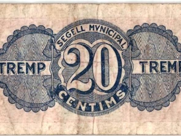 CONSELL MUNICIPAL TREMP - VINTI CENTIMS - Nº 23690 - 20 CTS -  [1]