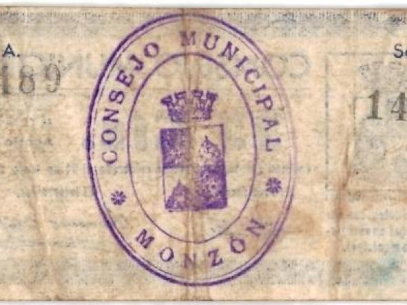 CONSEJO MUNICIPAL MONZON - 1937 - Nº 1489 - SERIE A - [1]