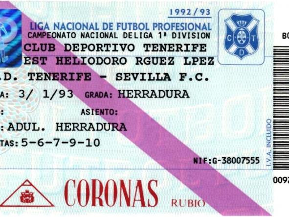 14 ENTRADAS DEL  CLUB DEPORTIVO TENERIFE [3]