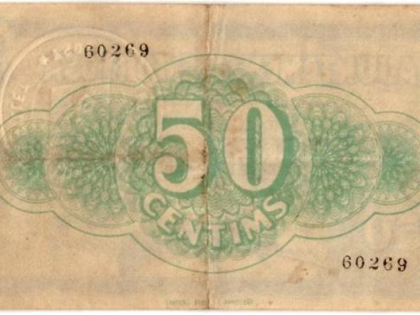 AJUNTAMENT DE TORTOSA - CINQUANTA CENTIMS - 50 CTS  - Nº 60269 - 1937 -  [1]