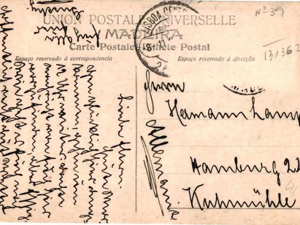 TARJETA POSTAL MADEIRA - CAMARA  DE LOBOS B.P. 125  [1]