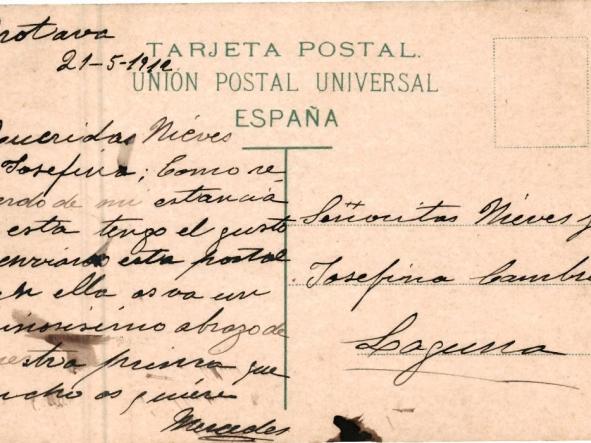 TARJETA POSTAL SAN JUAN DE LA RAMBLA - TENERIFE -  [1]