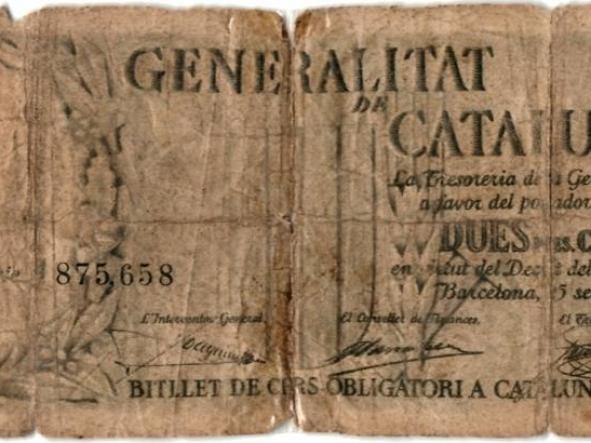 GENERALITAT DE CATALUNYA - 2,50 - SERIE A 875658  - 1936