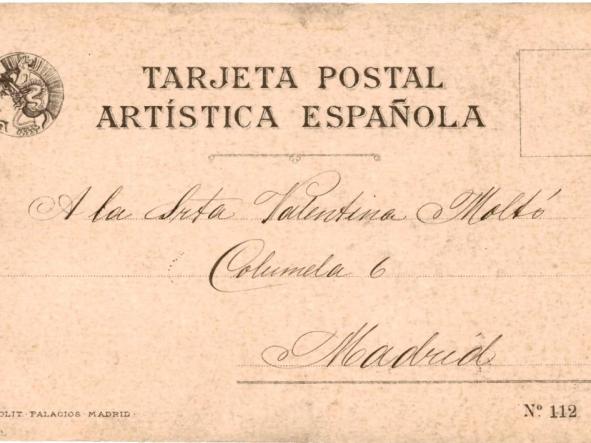 TARJETA POSTAL ARTISTICA ESPAÑOLA  [1]