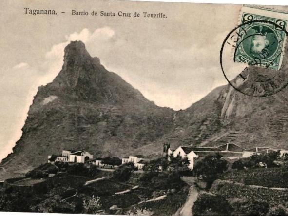 TARJETA POSTAL BARRIO DE SANTA CRUZ DE TENERIFE (TAGANANA)