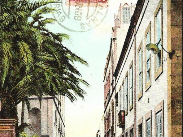 TARJETA POSTAL - CALLE S. FRANCISCO - LAS PALMAS DE GRAN CANARIA [0]