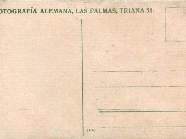 TARJETA POSTAL CALLE TEROR LAS PALMAS DE GRAN CANARIA [1]