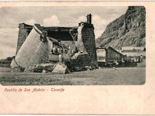 TARJETA POSTAL CASTILLO DE SAN  ANDRES -  TENERIFE -