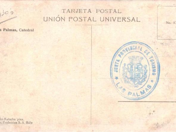 TARJETA POSTAL CATEDRAL - LAS PALMAS DE GRAN CANARIA - [1]