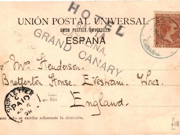 TARJETA POSTAL EL PUERTO DE LA LUZ LAS PALMAS DE GRAN CANARIA [1]