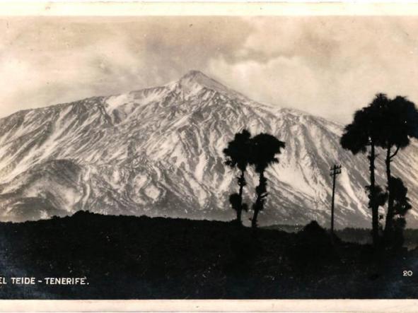 TARJETA POSTAL EL TEIDE TENERIFE