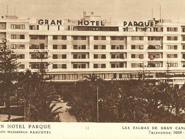 TARJETA POSTAL GRAN HOTEL PARQUE - LAS PALMAS DE GRAN CANARIA -