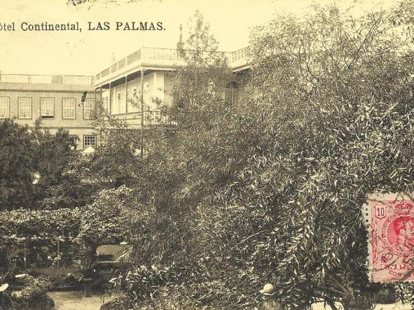 TARJETA POSTAL - HOTEL CONTINENTAL - LAS PALMAS DE GRAN CANARIA -