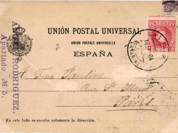 TARJETA POSTAL HOTEL METROPOLE LAS PALMAS DE GRAN CANARIA [1]