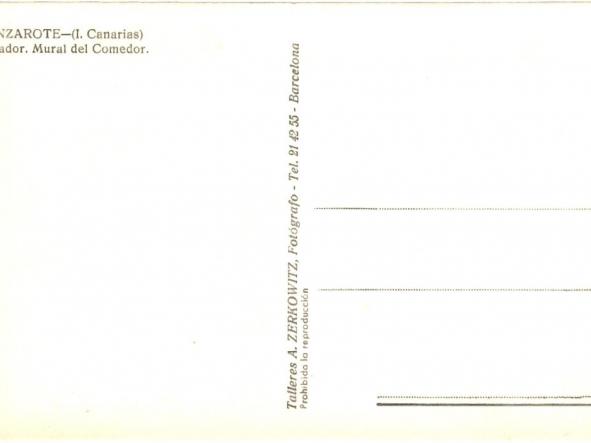 TARJETA POSTAL LANZAROTE [1]