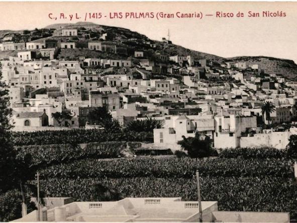 TARJETA POSTAL LAS PALMAS DE GRAN CANARIA âC., A. Y L / 1415 LAS PALMAS DE GRAN CANARIA - RISCO DE SAN NICOLAS