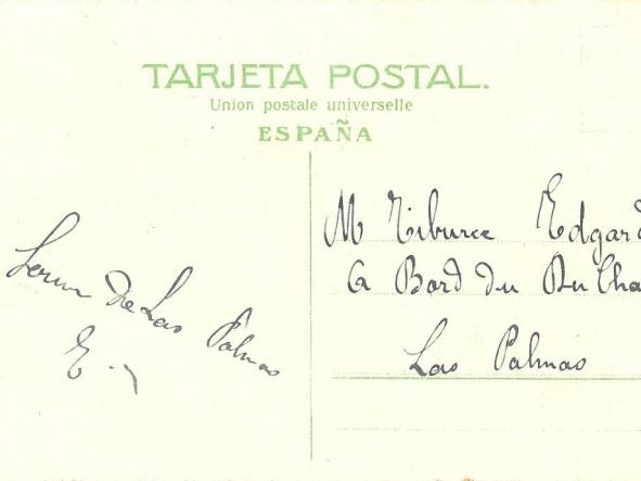 TARJETA POSTAL LAS PALMAS DE GRAN CANARIA - CALLE LEUTIM - [1]