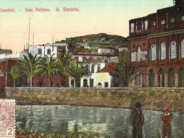 TARJETA POSTAL LAS PALMAS DE GRAN CANARIA - CALLE LEUTIM -