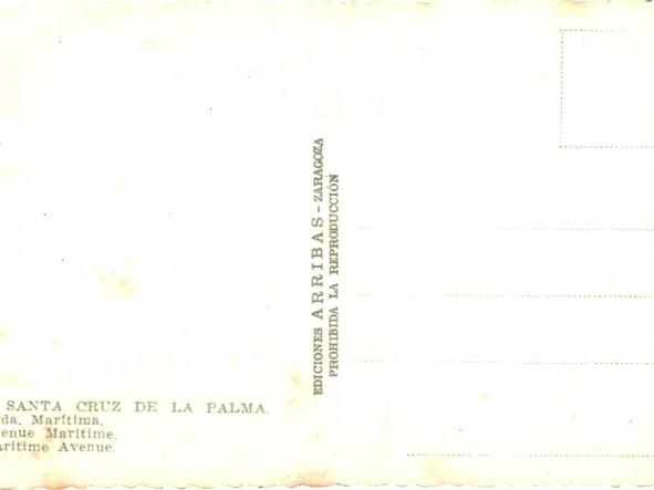 TARJETA POSTAL SANTA CRUZ DE LA PALMA [1]