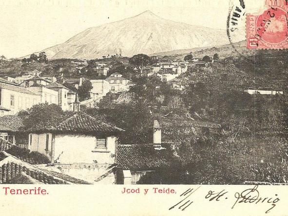 TARJETA POSTAL TENERIFE -ICOD Y EL TEIDE -