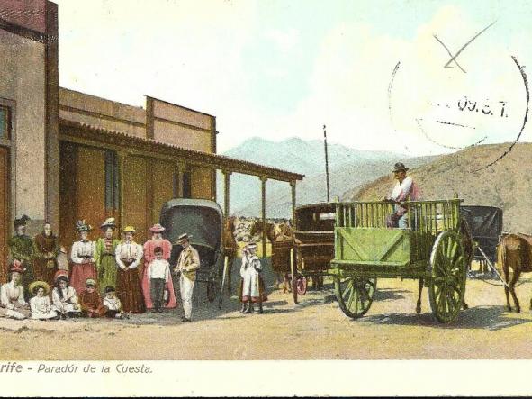 TARJETA POSTAL TENERIFE PARADOR DE LA CUESTA