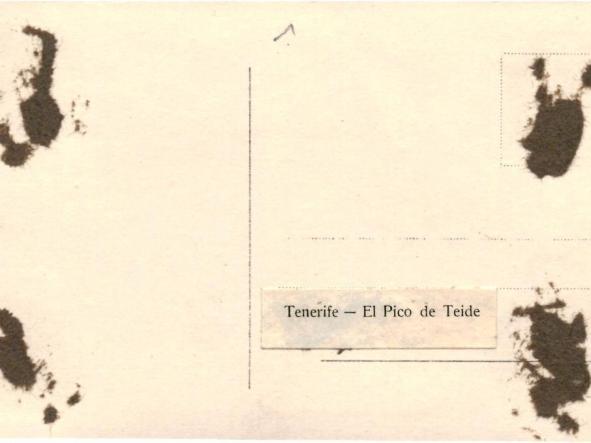 TARJETA POSTAL TENERIFE PICO DEL TEIDE [1]