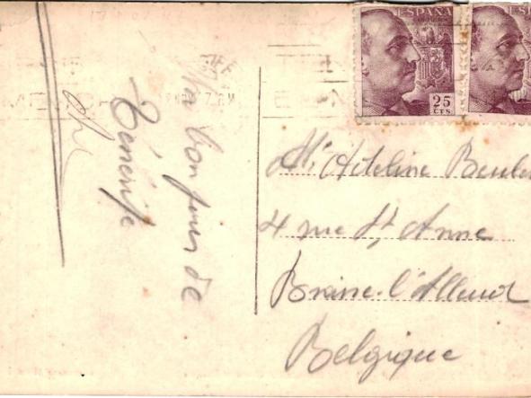 TARJETA POSTAL. SANTA CRUZ DE TENERIFE. RAMBLA DEL GENERAL FRANCO. Nº 35. ED. ARRIBAS [1]