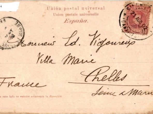 TARJETA POSTAL TRANSPORTE POR LAS MONTAÑAS - TENERIFE [1]