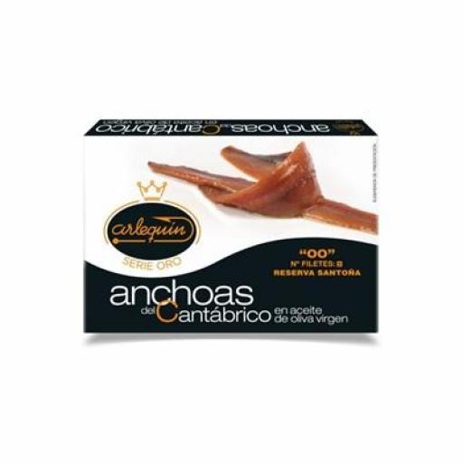 Filetes de anchoa del Cantábrico en aceite de oliva · CONSERVAS ARLEQUÍN