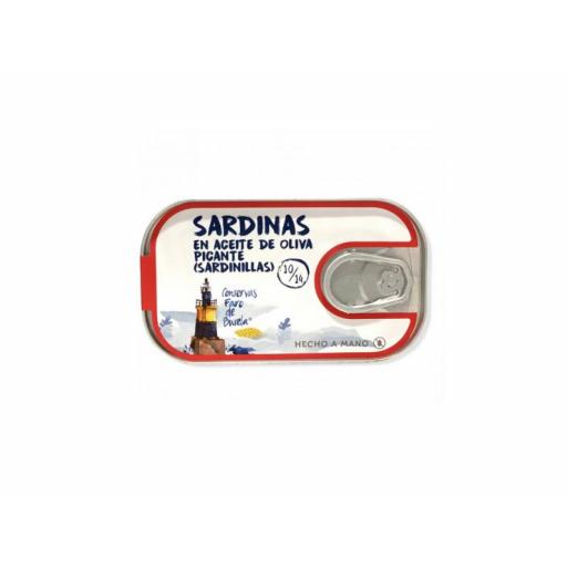 Sardinillas en aceite de oliva picante · CONSERVAS FARO DE BURELA [0]