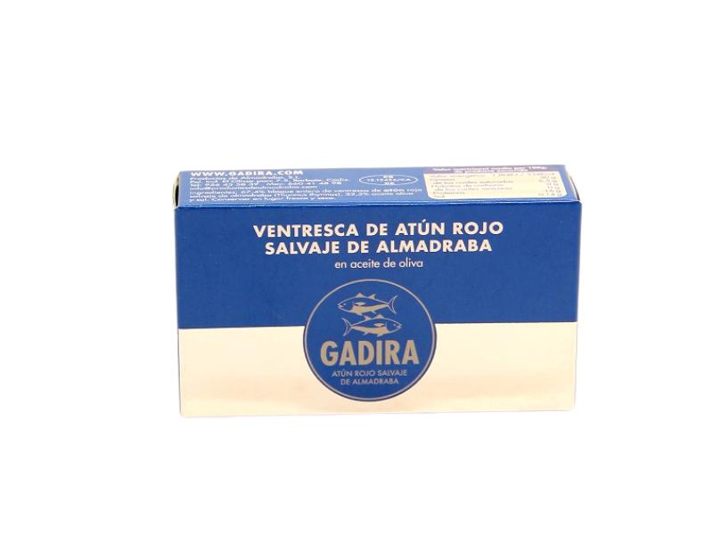 Ventresca de atún rojo de almadraba en aceite de oliva · GADIRA