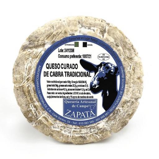 Queso de cabra curado tradicional · ZAPATA