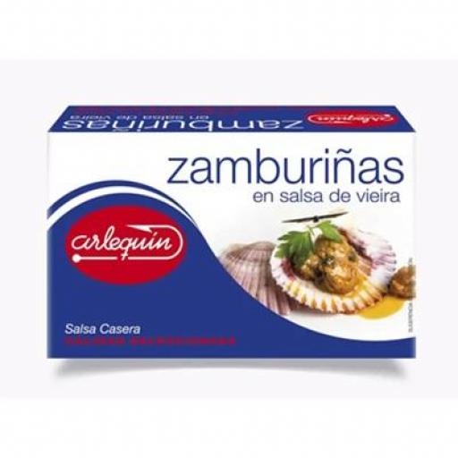 Zamburiñas en salsa vieira · CONSERVAS ARLEQUÍN