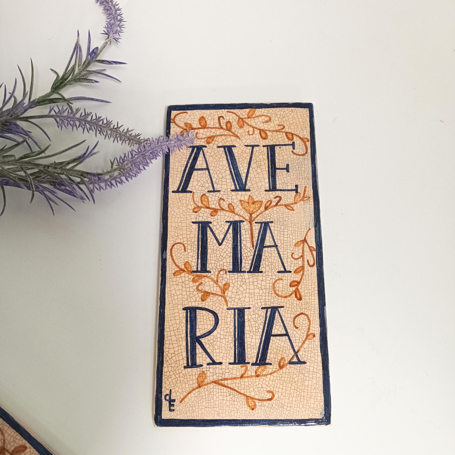 CERÁMICA AVE MARÍA (Carmelitas , Barcelona)